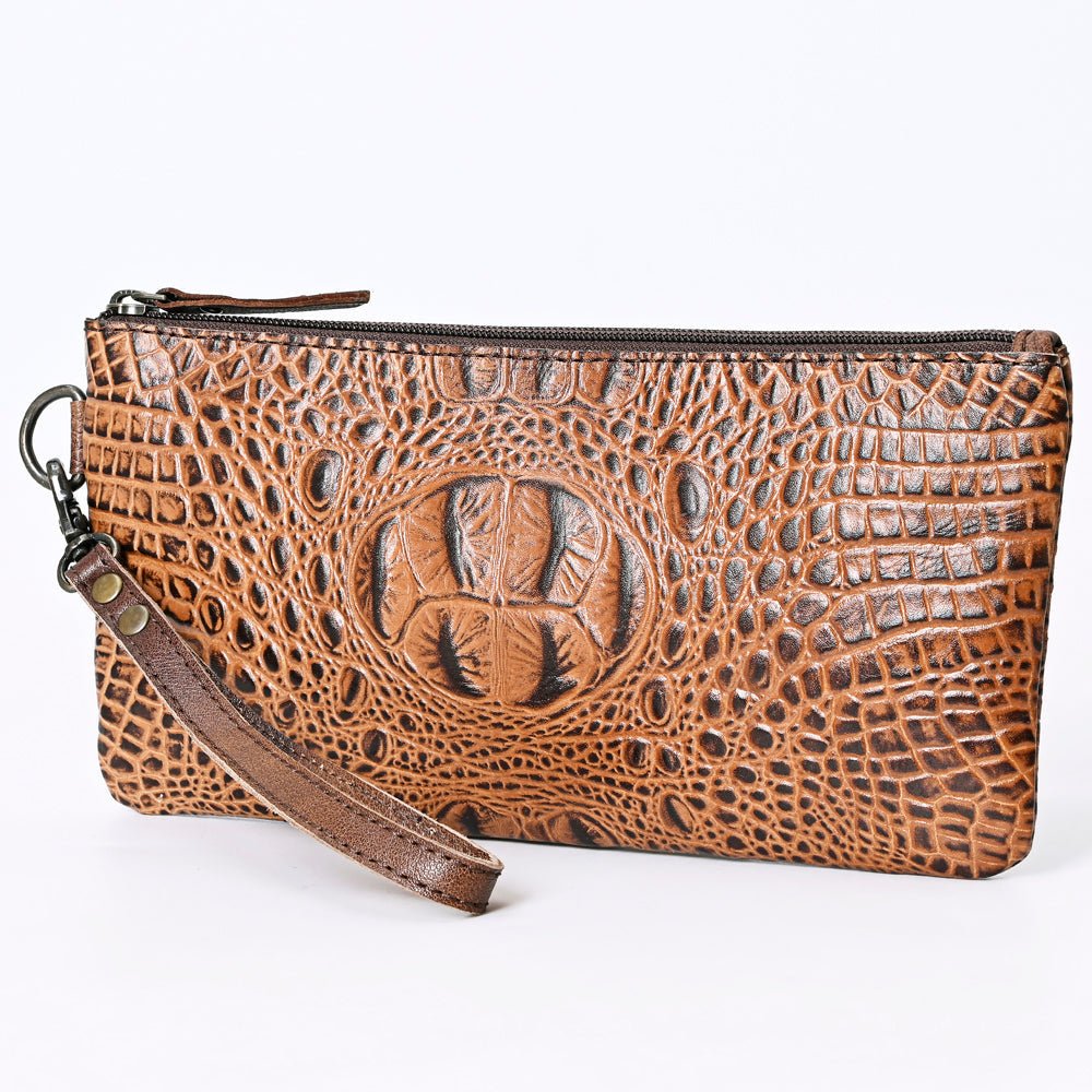 American Darling Crocodile Embossed Genuine Leather Women Bag Western Handbag Purse