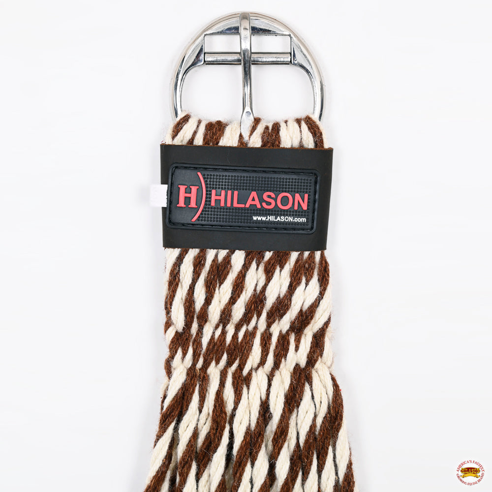 HILASON Horse Western 27 Strand Double Weave Two-Tone Roper Cinch