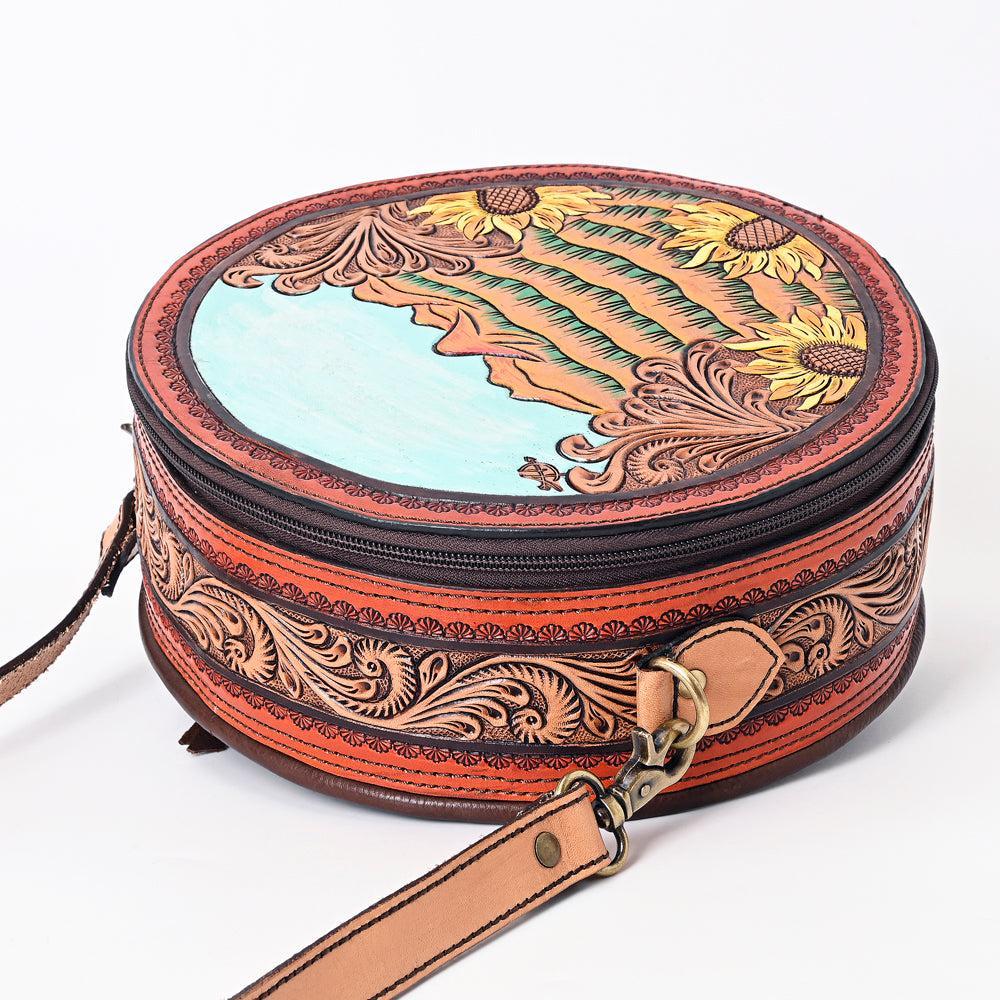 ADBGA348 American Darling Hand Tooled Genuine Leather Women Bag Western Handbag Purse