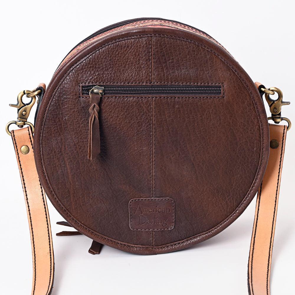 ADBGA348 American Darling Hand Tooled Genuine Leather Women Bag Western Handbag Purse