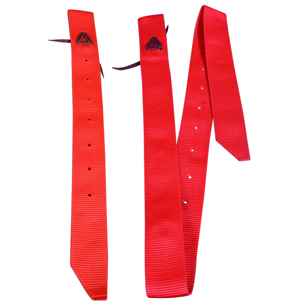 Hilason Premium Single Nylon Cinch Tie Strap And Off Billet Set