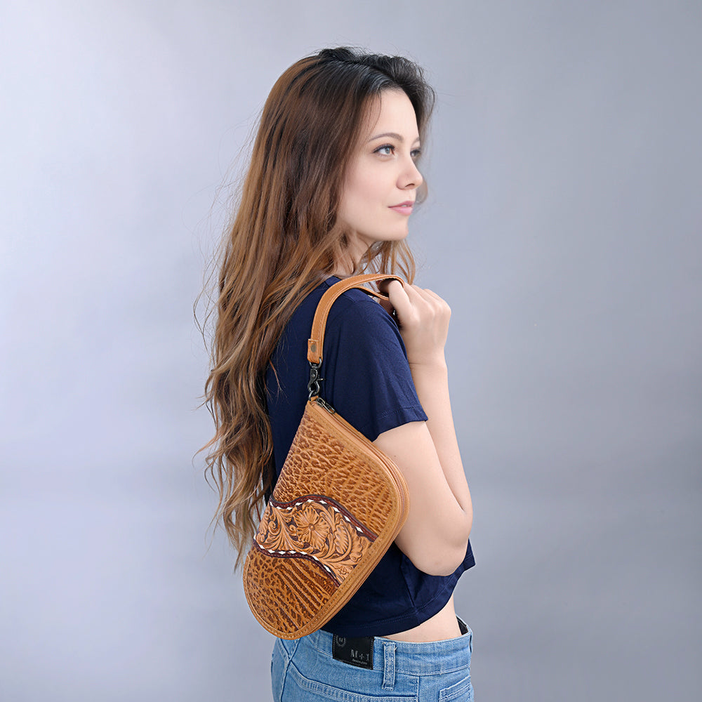 ADGC105 American Darling Hand Tooled Genuine Leather Women Bag Western Handbag Purse