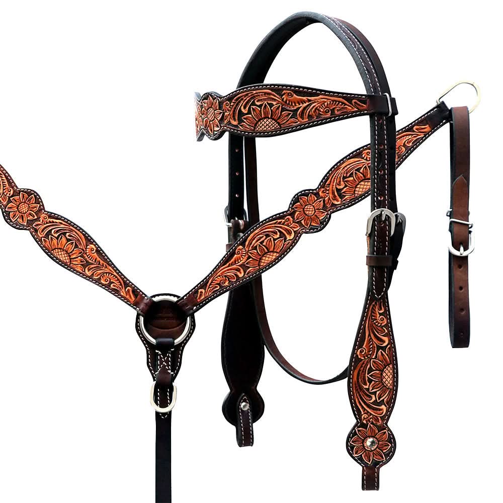 Hilason Western Horse Tack Set American Leather