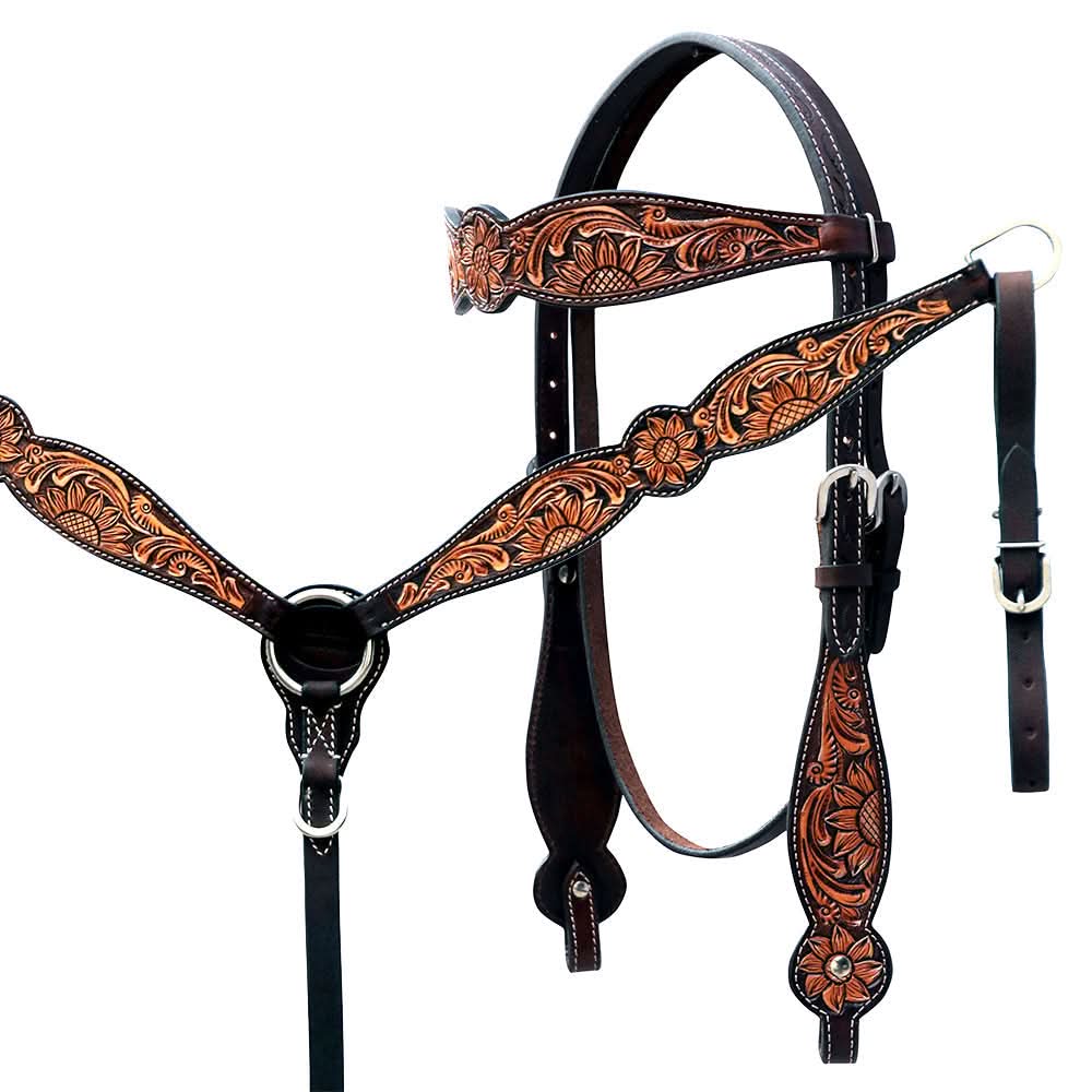 Hilason Western Horse Tack Set American Leather