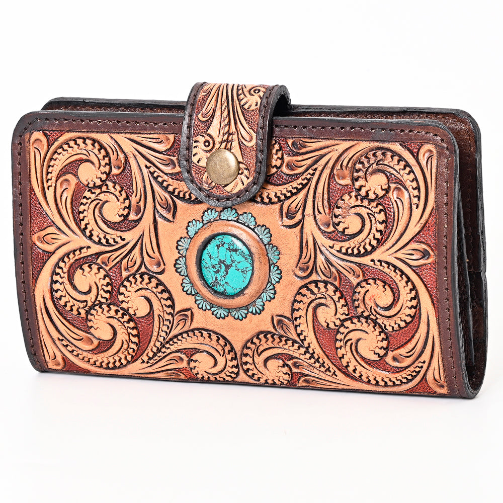 ADBGA397 American Darling Hand Tooled Genuine Leather Women Bag Western Handbag Purse
