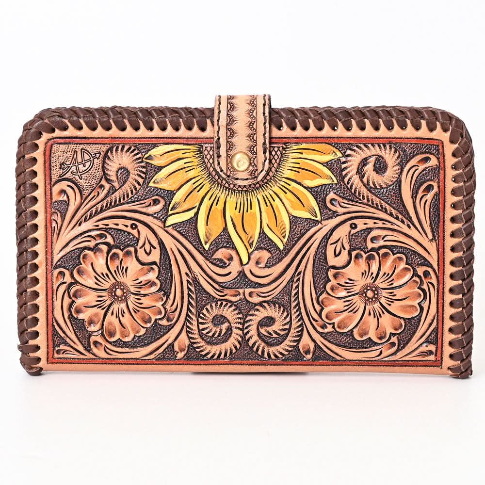 ADBGA398 American Darling Hand Tooled Genuine Leather Women Bag Western Handbag Purse