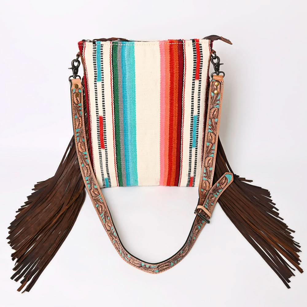 American Darling Cross Body Hand Tooled Saddle Blanket Genuine Leather Women Bag Western Handbag Purse