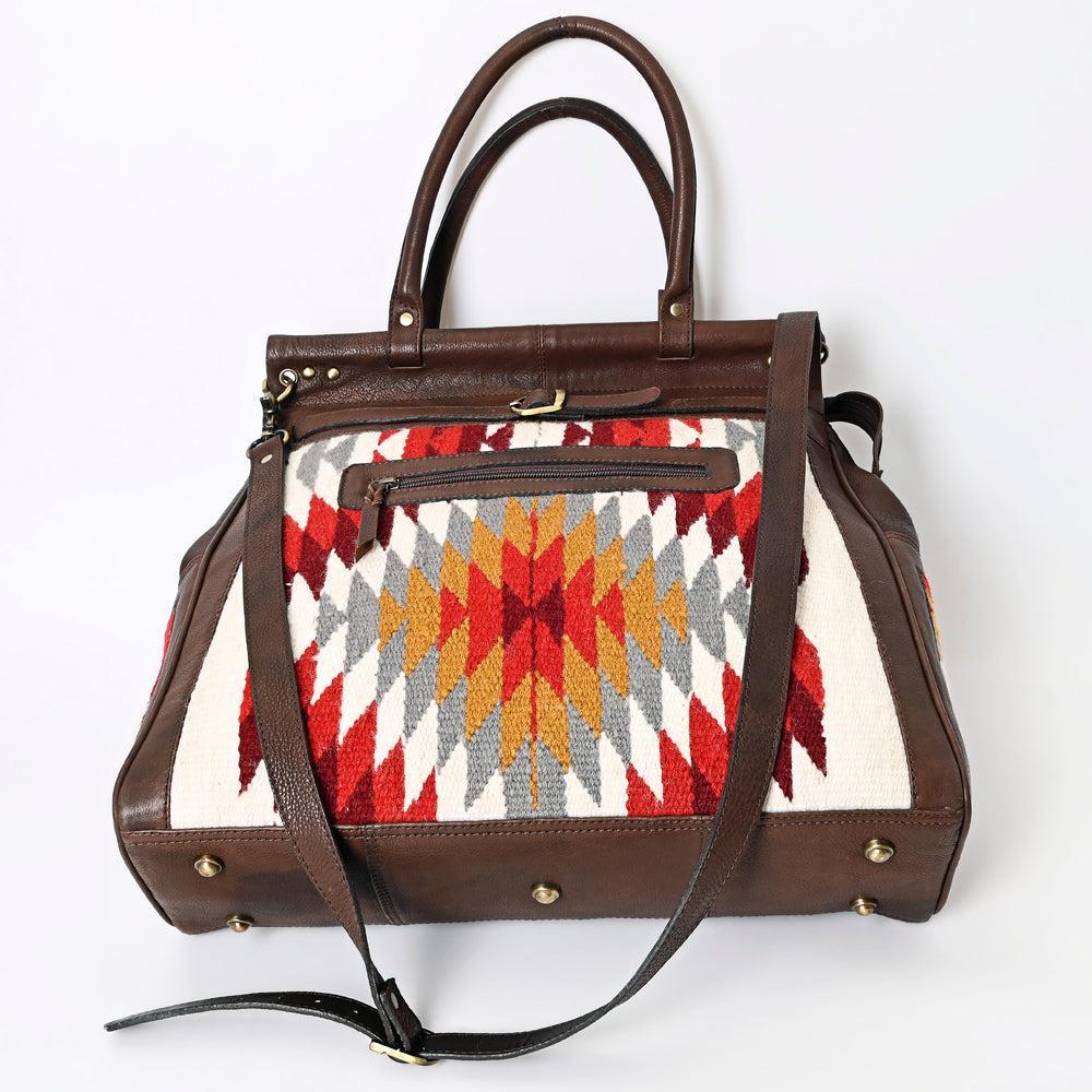 ADBGA400 American Darling Saddle Blanket Genuine Leather Women Bag Western Handbag Purse