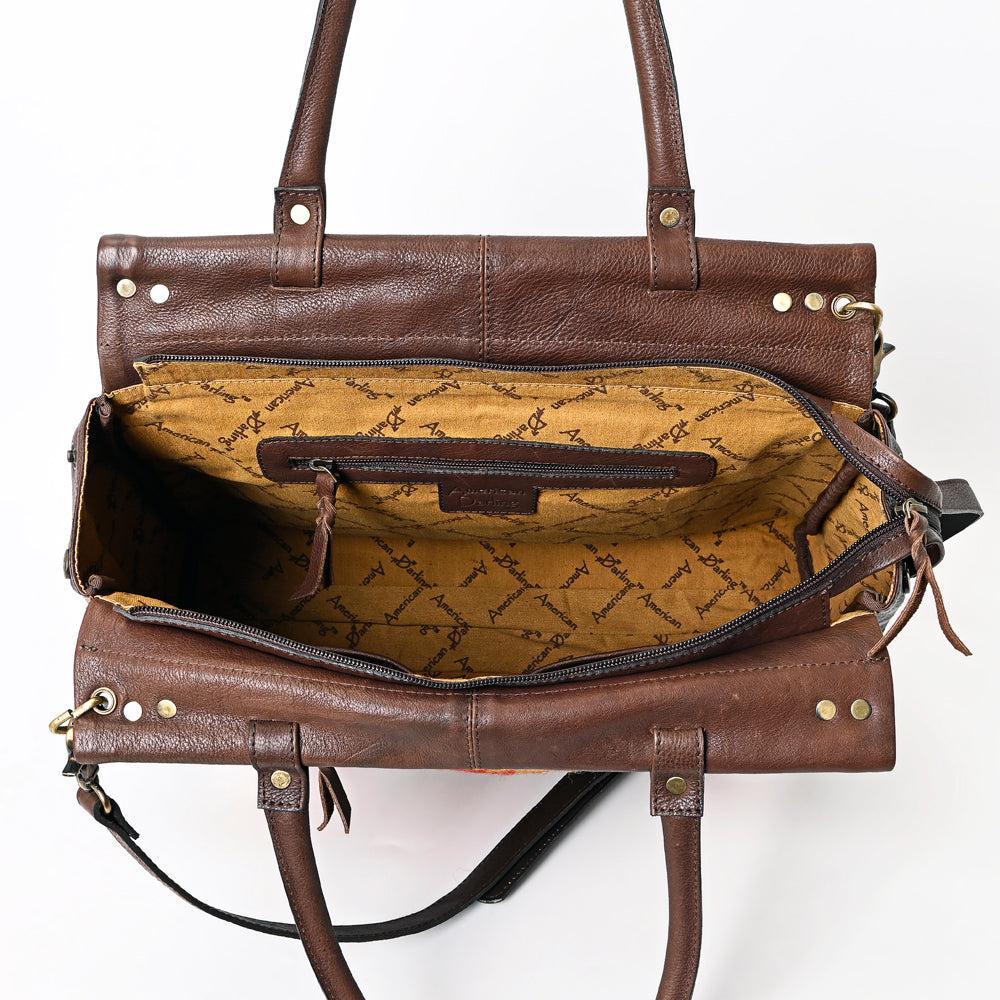 ADBGA400 American Darling Saddle Blanket Genuine Leather Women Bag Western Handbag Purse