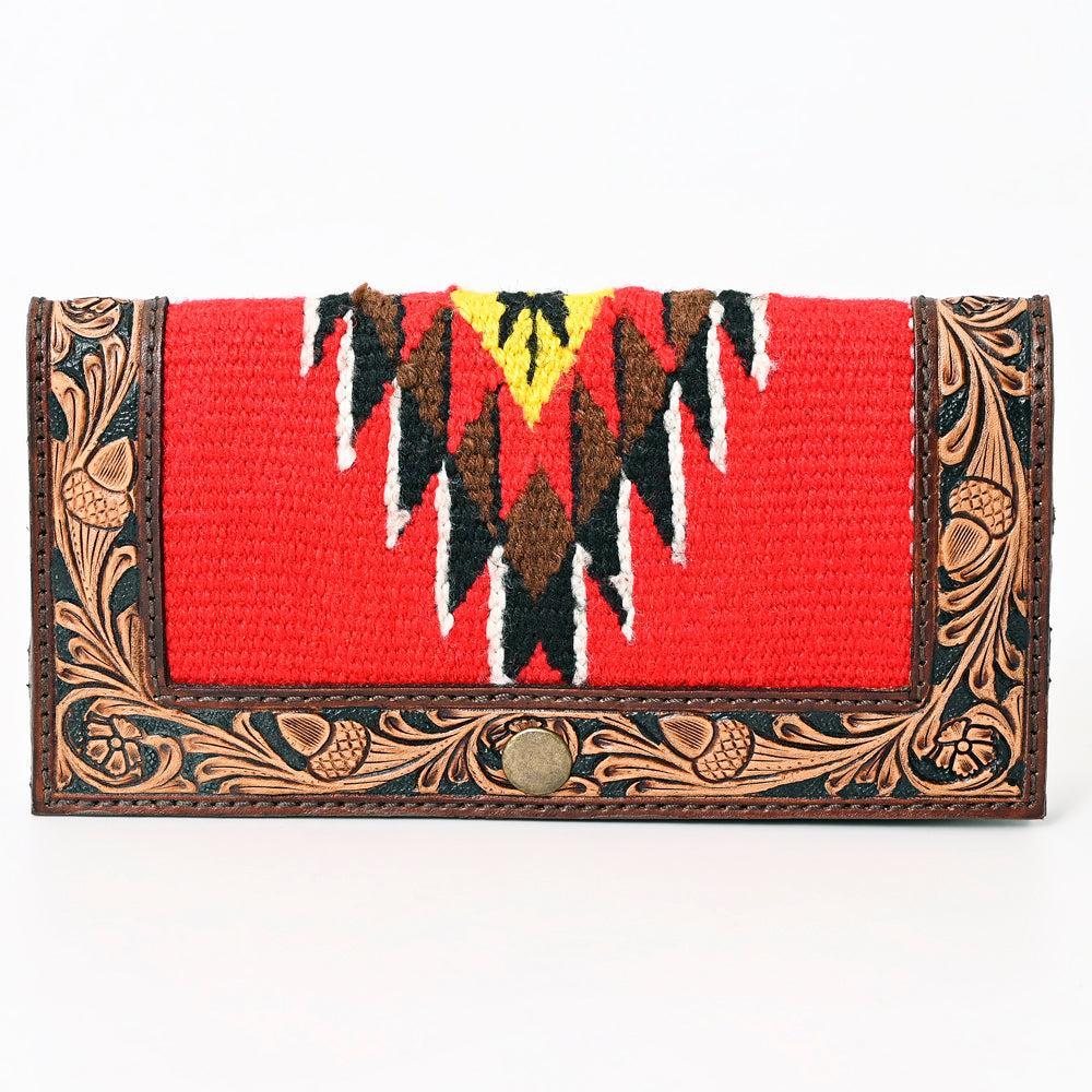 ADBGA408 American Darling Hand Tooled Saddle Blanket Genuine Leather Women Bag Western Handbag Purse
