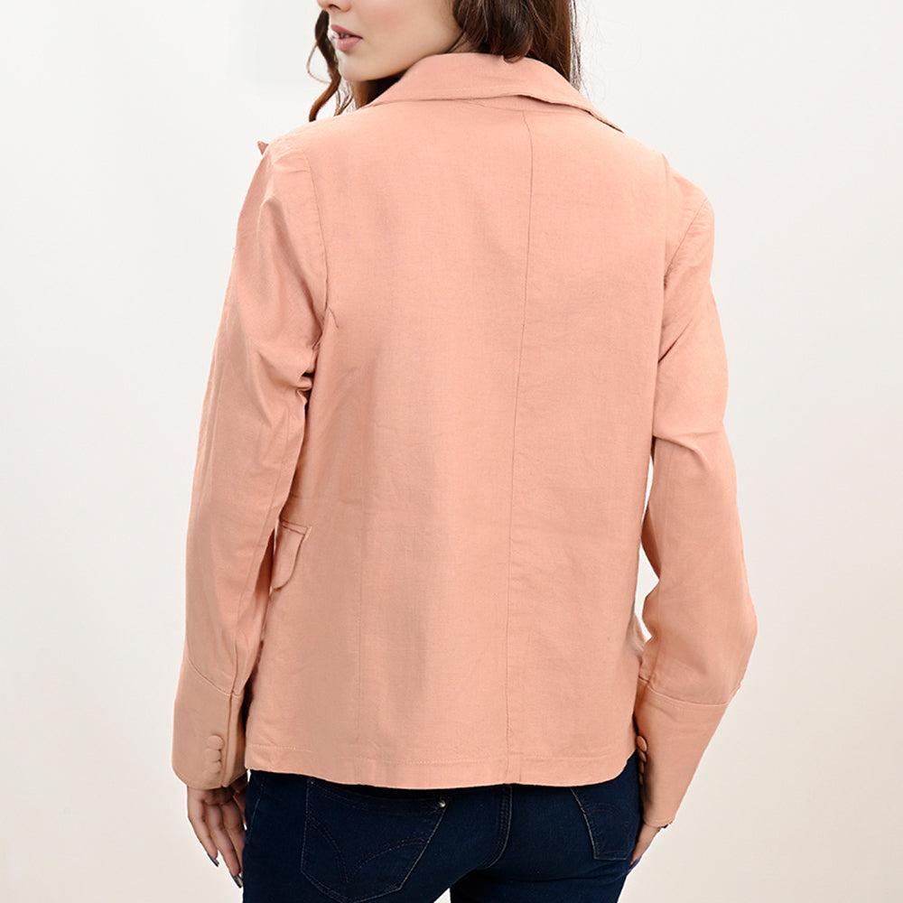 ADBZ037 Genuine leather Hand tooled hand carved Women Blazer dress jacket ladies Girl