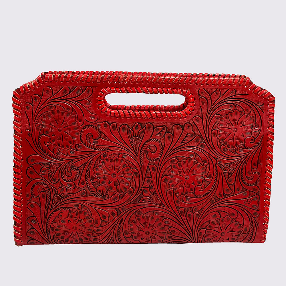 ADBGZ759B American Darling Hand Tooled Genuine Leather Women Bag Western Handbag Purse