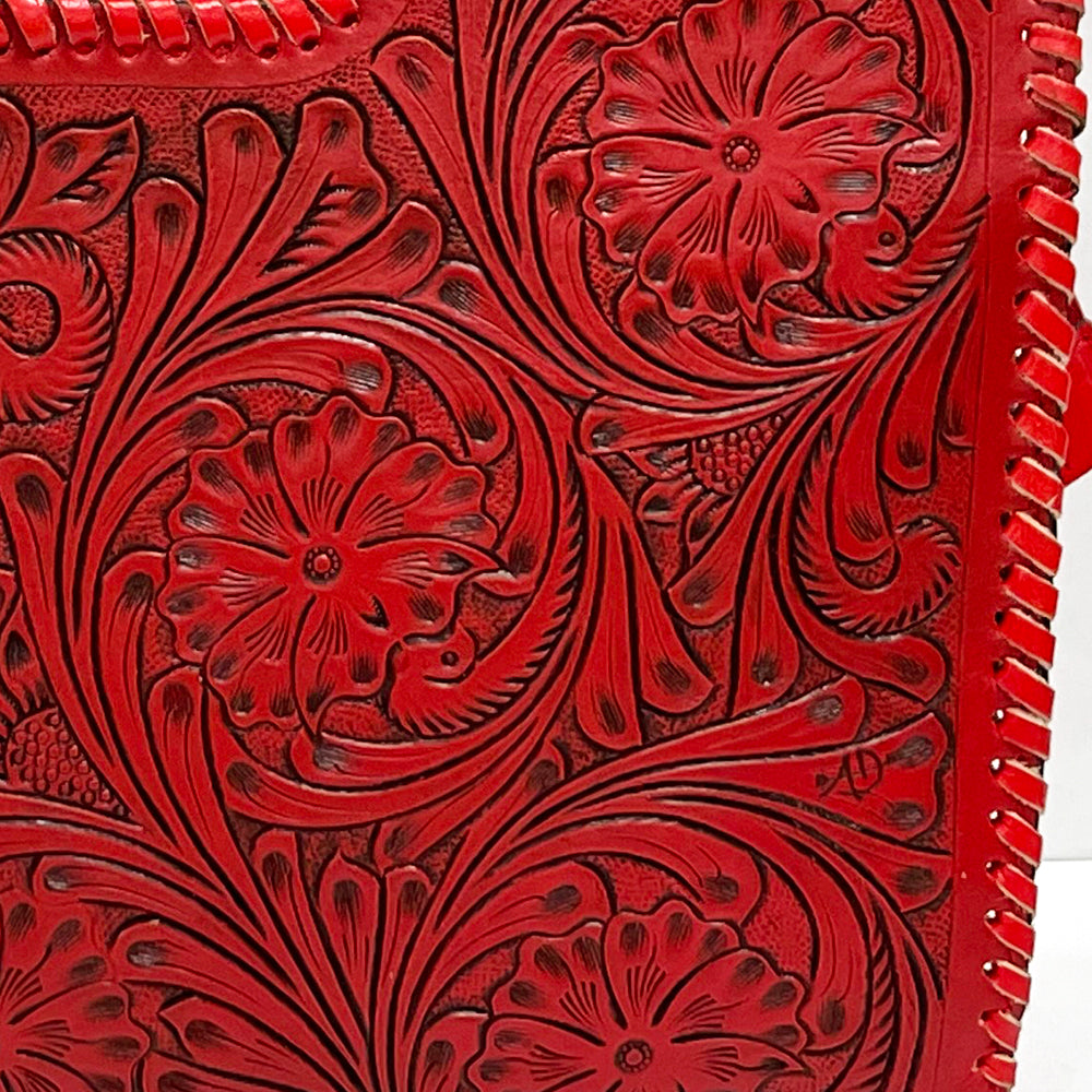 ADBGZ759B American Darling Hand Tooled Genuine Leather Women Bag Western Handbag Purse