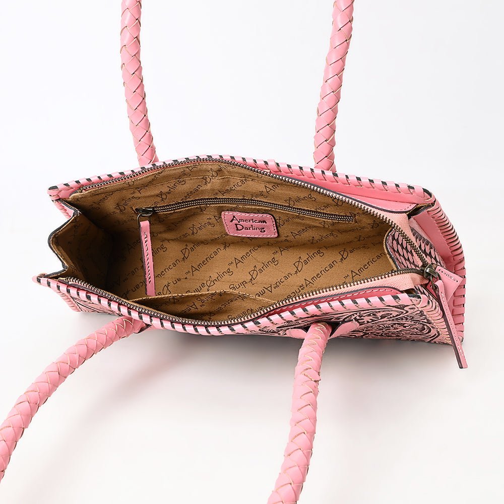 American Darling SMALL CROSSBODY Hand Tooled Genuine Leather women bag western handbag purse