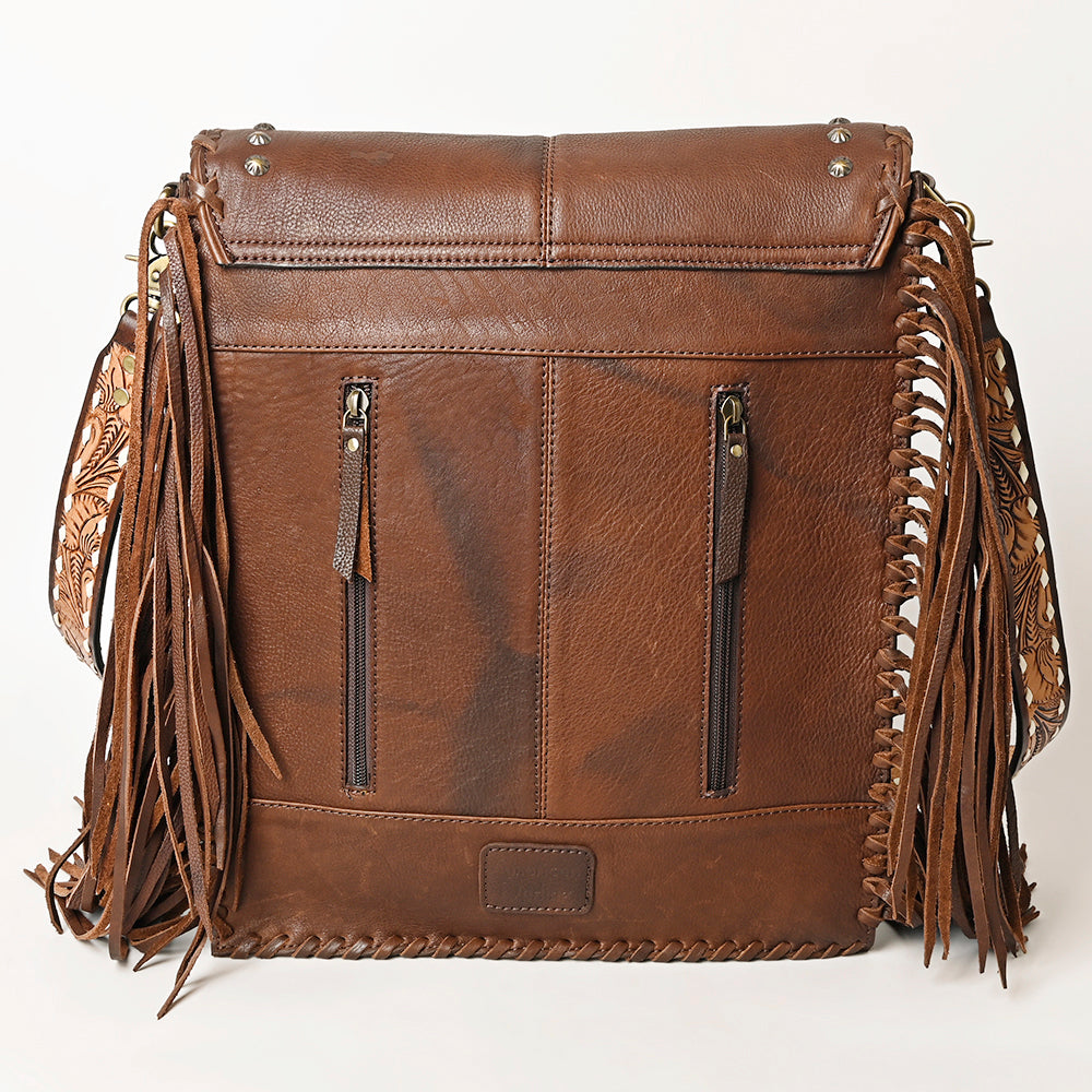 American Darling ADBGA414 Saddle Blanket Genuine Leather Women Bag Western Handbag Purse