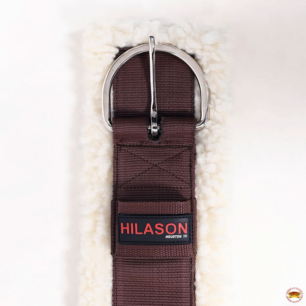 HILASON Western Horse Nylon Cinch With White Fleece