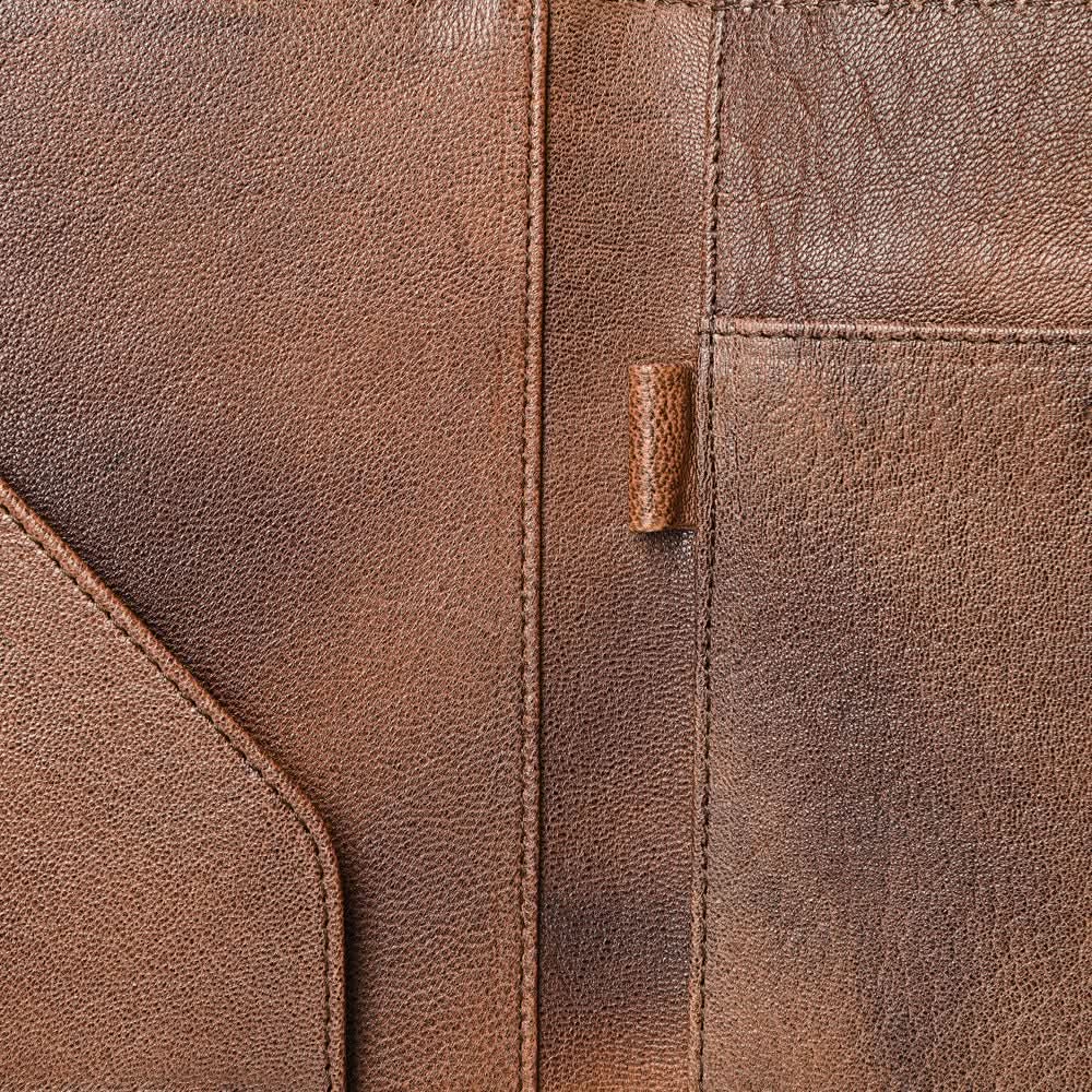 American Darling Portfolio Bag Hand Tooled Crocodile embossed Genuine Leather women bag western handbag purse