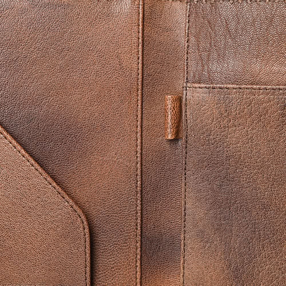 American Darling Portfolio Bag Hand Tooled Crocodile embossed Genuine Leather women bag western handbag purse