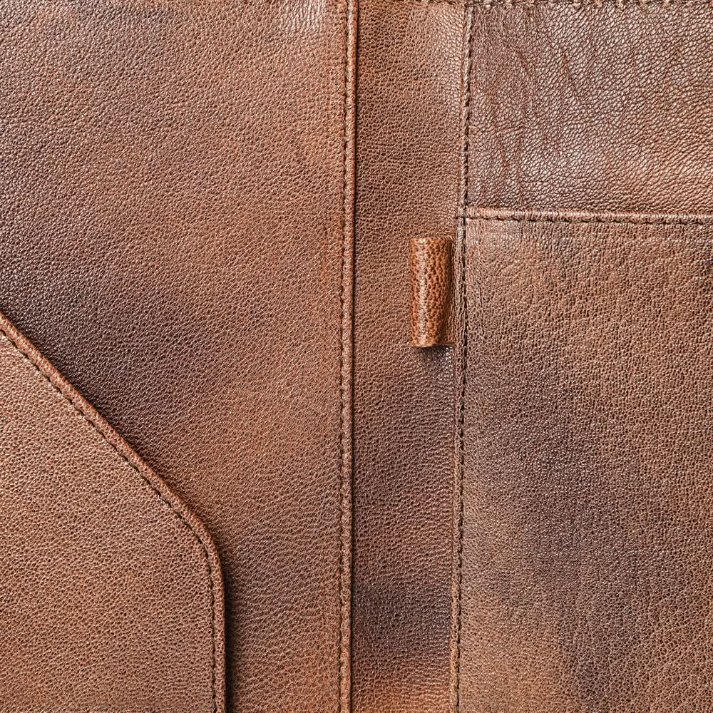 American Darling Portfolio Bag Hand Tooled Crocodile embossed Genuine Leather women bag western handbag purse