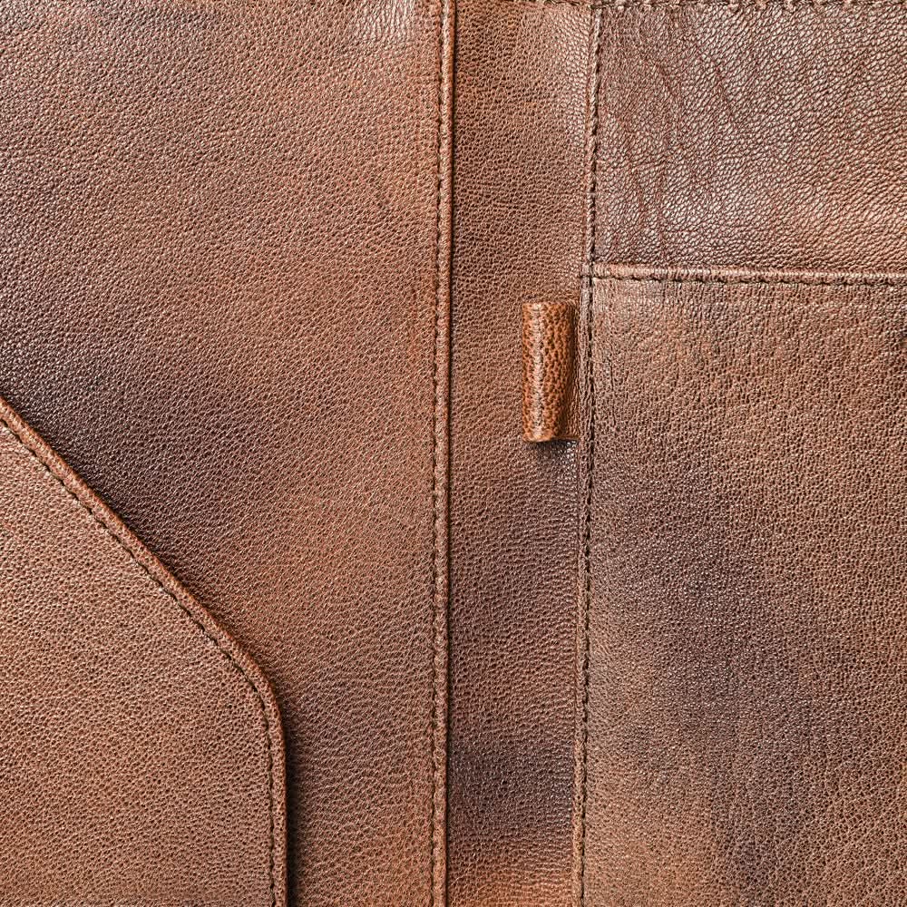 American Darling Portfolio Bag Hand Tooled Crocodile embossed Genuine Leather women bag western handbag purse