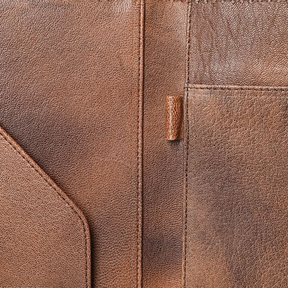 American Darling Portfolio Bag Hand Tooled Crocodile embossed Genuine Leather women bag western handbag purse