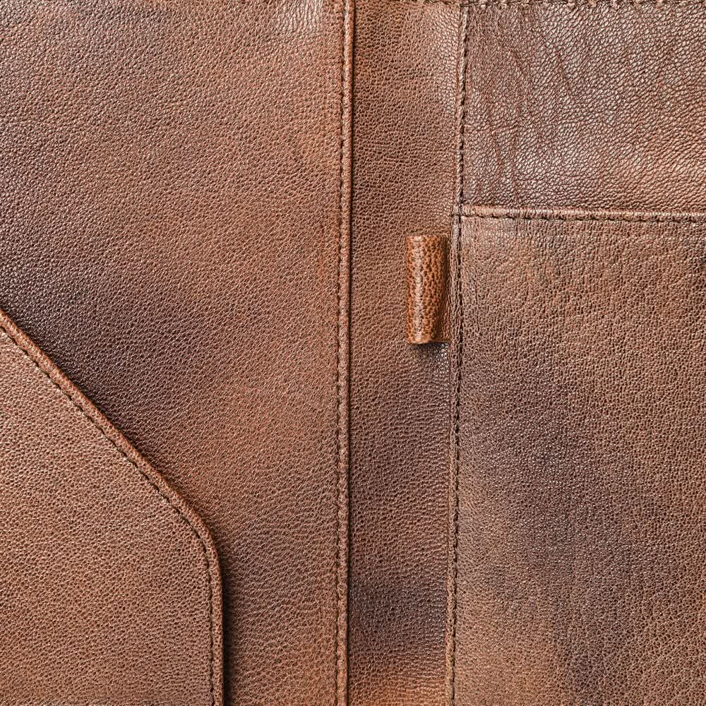 American Darling Portfolio Bag Hand Tooled Crocodile embossed Genuine Leather women bag western handbag purse