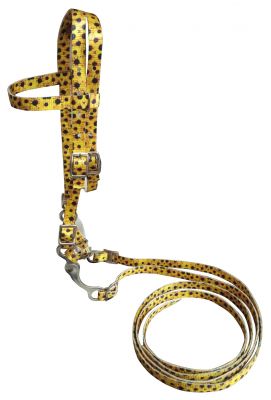 Pony Size Premium nylon Sunflower Print browband, headstall or Reins (available as separates)