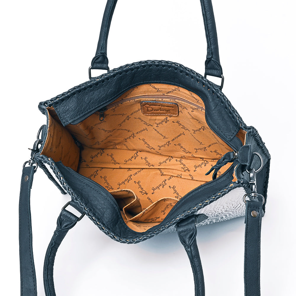 American Darling ADBG1217 Crocodile Embossed Genuine Leather Women Bag Western Handbag Purse