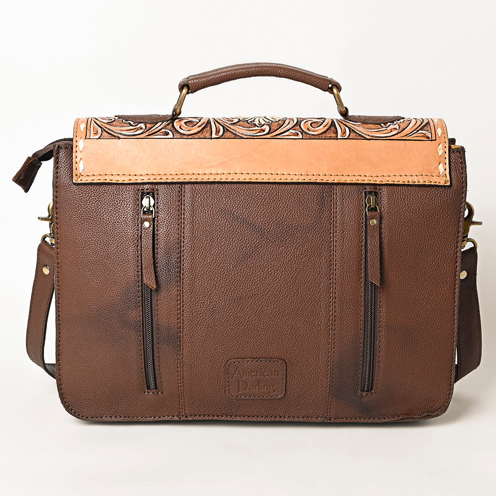 American Darling ADBGA423 Hand Tooled Hair-On Genuine Leather Women Bag Western Handbag Purse