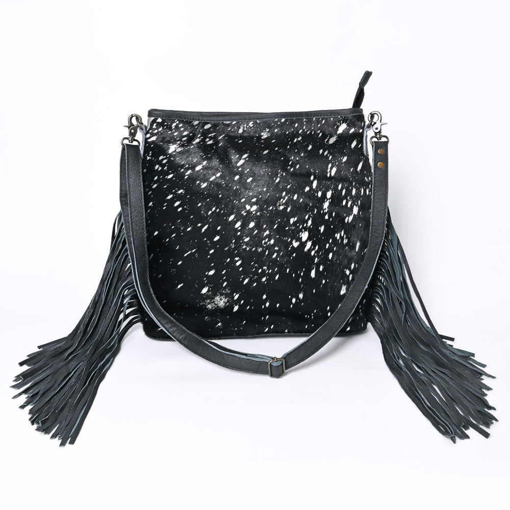 OHLAY KBG269 Cross Body Hair-On Genuine Leather women bag western handbag purse