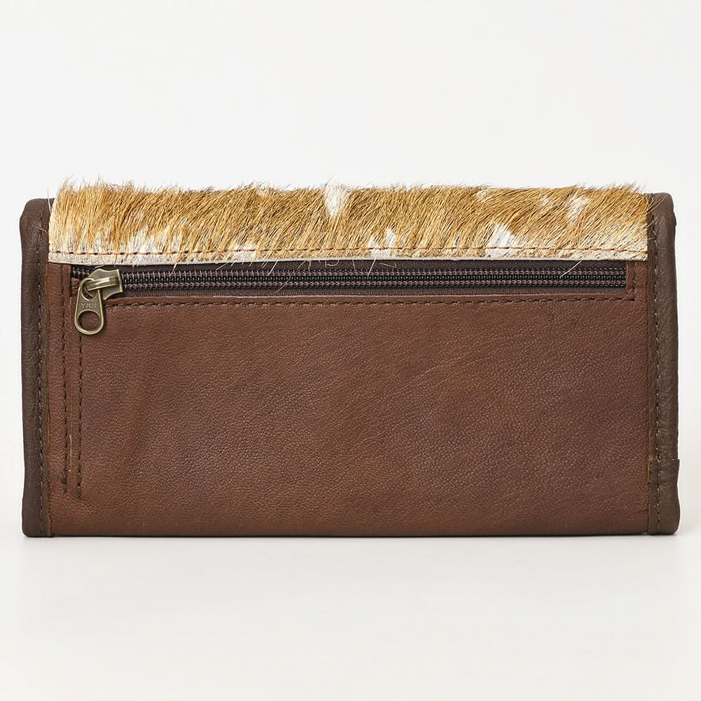 American Darling ADBG1223 Wallet Hair On Genuine Leather women bag western handbag purse