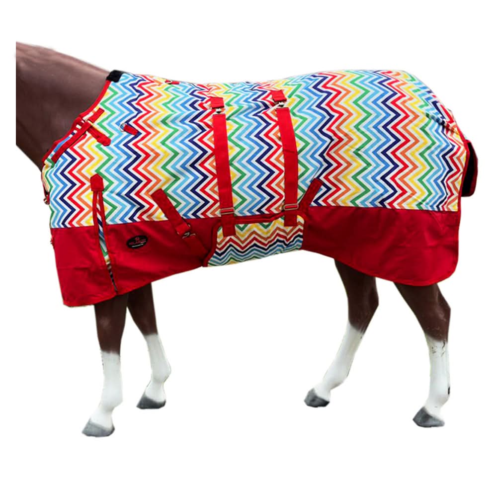 66"- 84" Hilason 1200D Winter Waterproof Turnout Horse Blanket Belly Wrap
