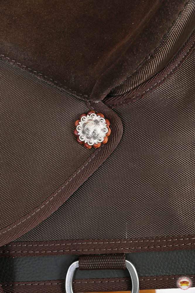 Hilason Horse Trail Pleasure Endurance Synthetic Saddle Brown