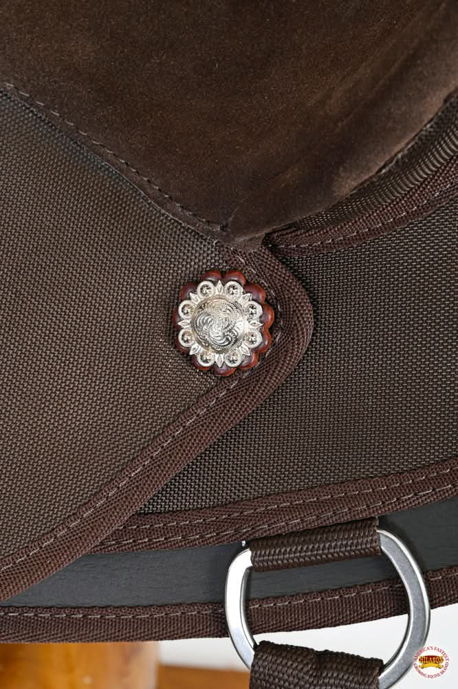 Hilason Horse Trail Pleasure Endurance Synthetic Saddle Brown