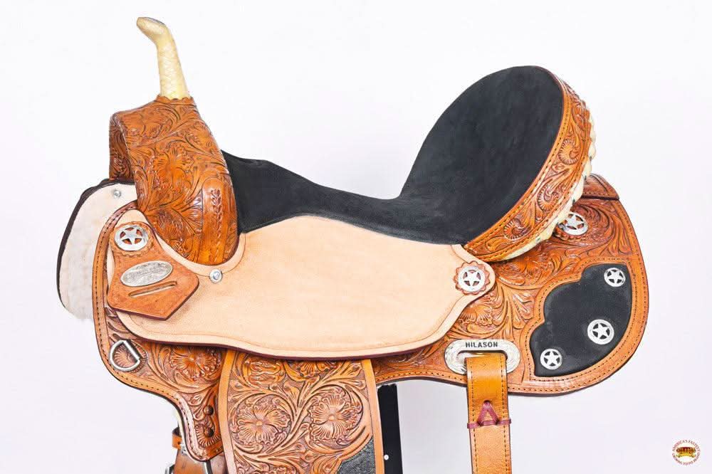 Western Horse Saddle American Leather Flex Trail Barrel Hilason