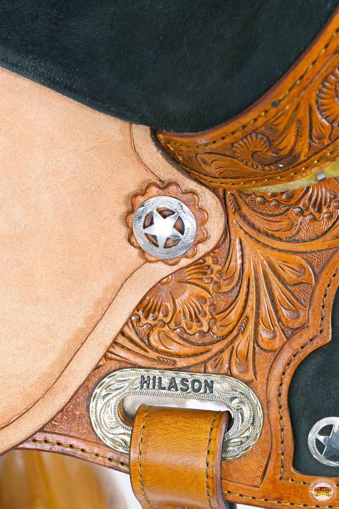 Western Horse Saddle American Leather Flex Trail Barrel Hilason