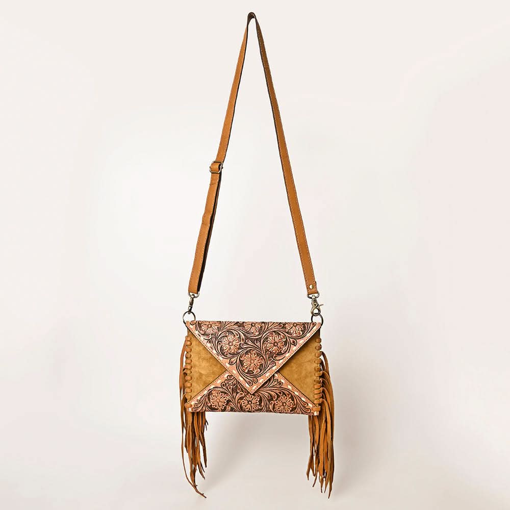 ADBGA434 American Darling Hand Tooled Genuine Leather Women Bag Western Handbag Purse