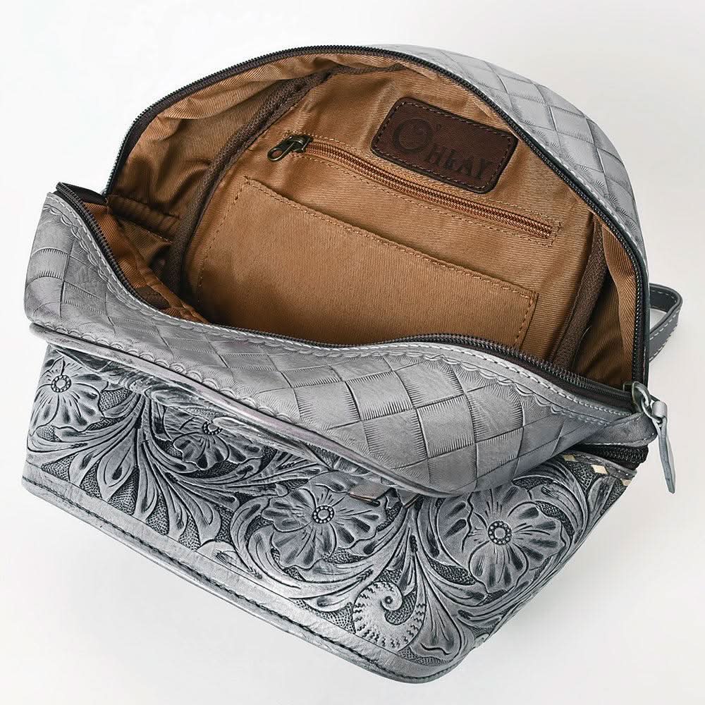 Ohlay Bags OHG103B Backpack Hand Tooled Genuine Leather Women Bag Western Handbag Purse