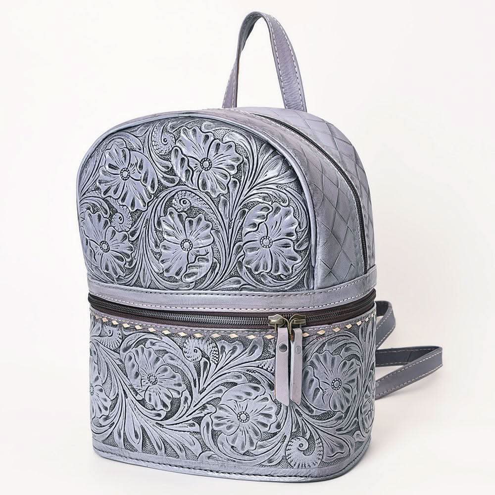 Ohlay Bags OHG103B Backpack Hand Tooled Genuine Leather Women Bag Western Handbag Purse