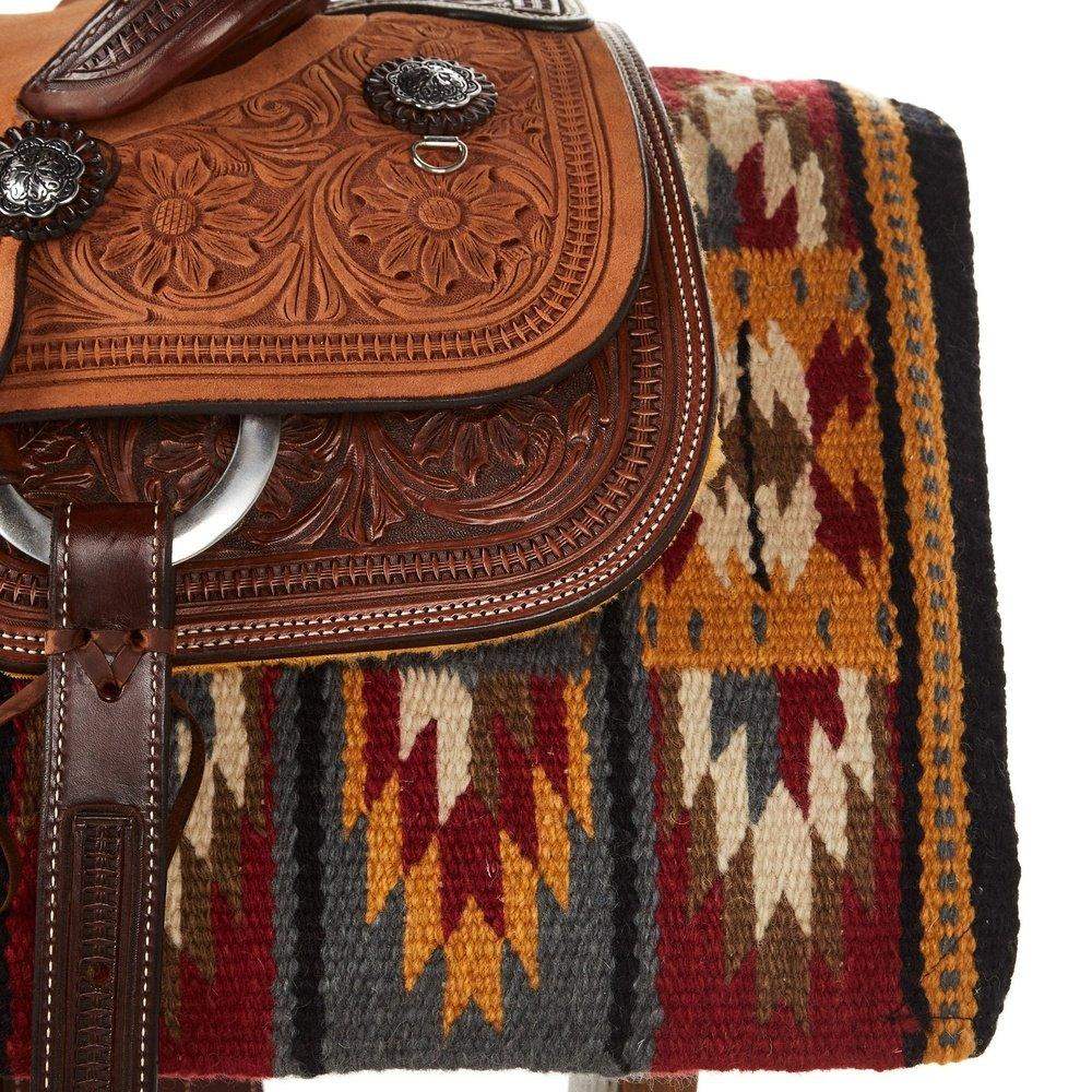 1469-1 Sandhill 36x34 New Zealand Wool Saddle Blanket