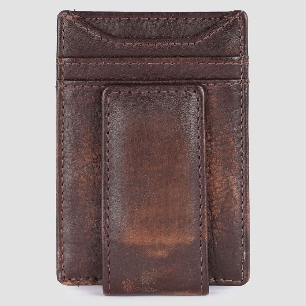 AMERICAN TANNER Genuine Leather Card Holder Wallet For Men & Women H4.1 X W3