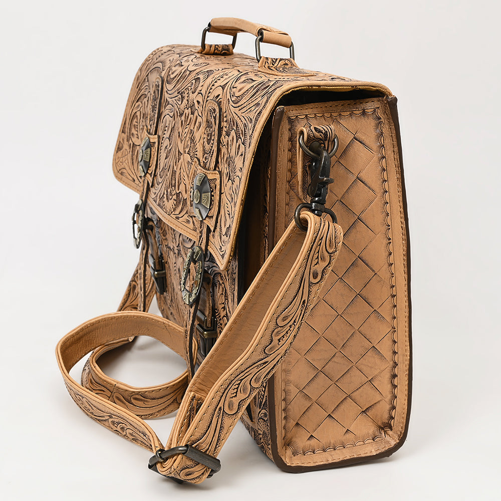 American Darling ADBG1307 Hand Tooled Genuine Leather Women Bag Western Handbag Purse