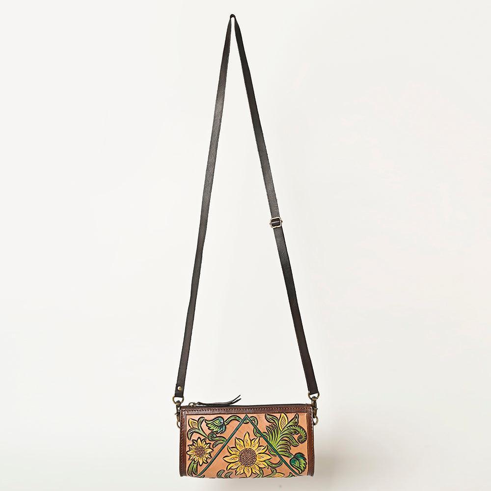 ADBGA469 American Darling Hand Tooled Genuine Leather Women Bag Western Handbag Purse