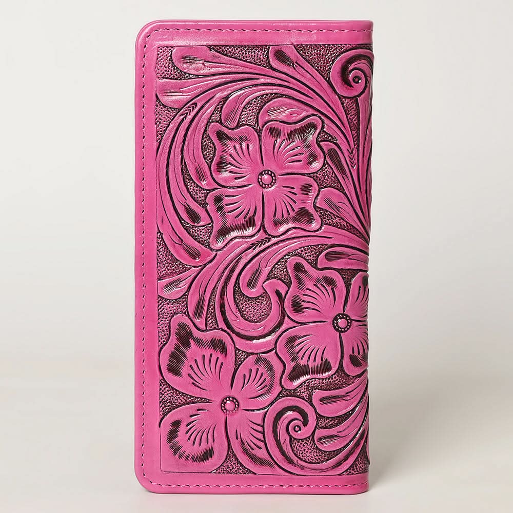 American Darling Wallet Hand Tooled Genuine Leather Women Bag Western Handbag Purse