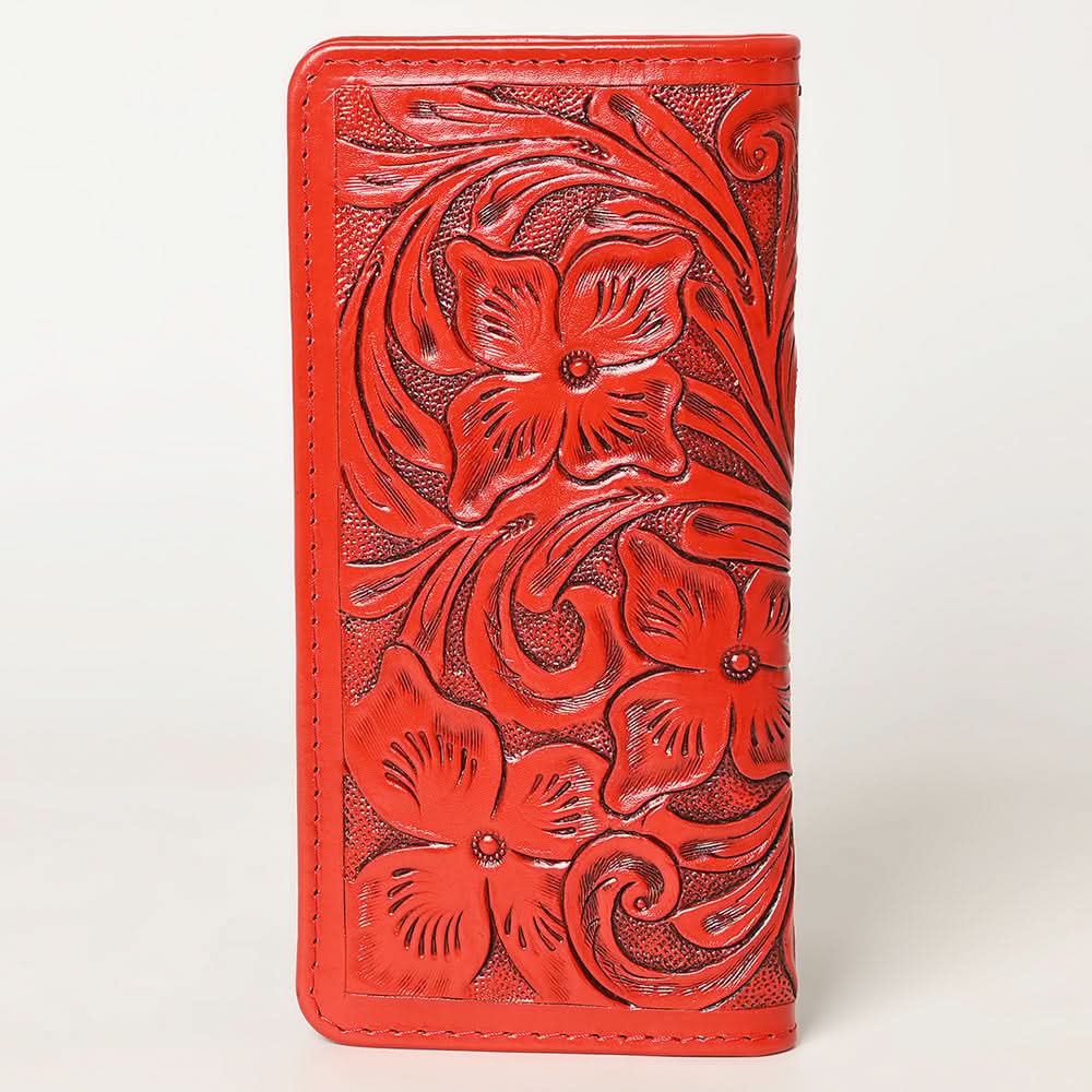 American Darling Wallet Hand Tooled Genuine Leather Women Bag Western Handbag Purse