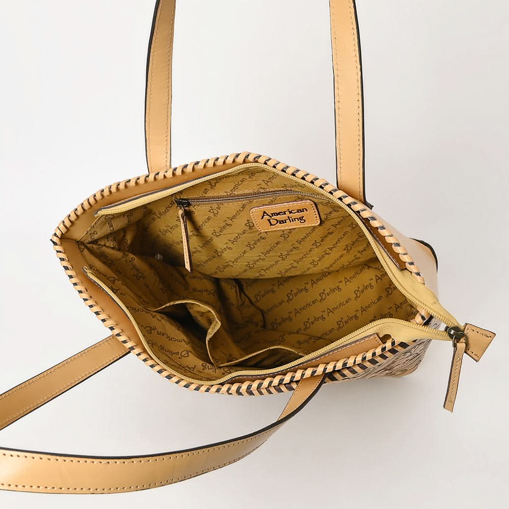 American Darling ADBGZ789A Hand Tooled Genuine Leather Women Bag Western Handbag Purse
