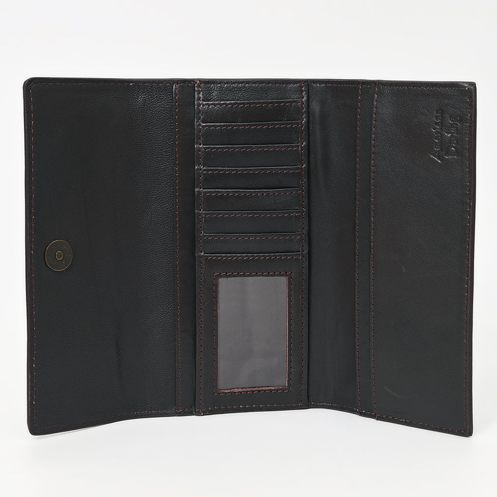 ADBGZ790B American Darling WALLET Hand Tooled Genuine Leather women bag western handbag purse