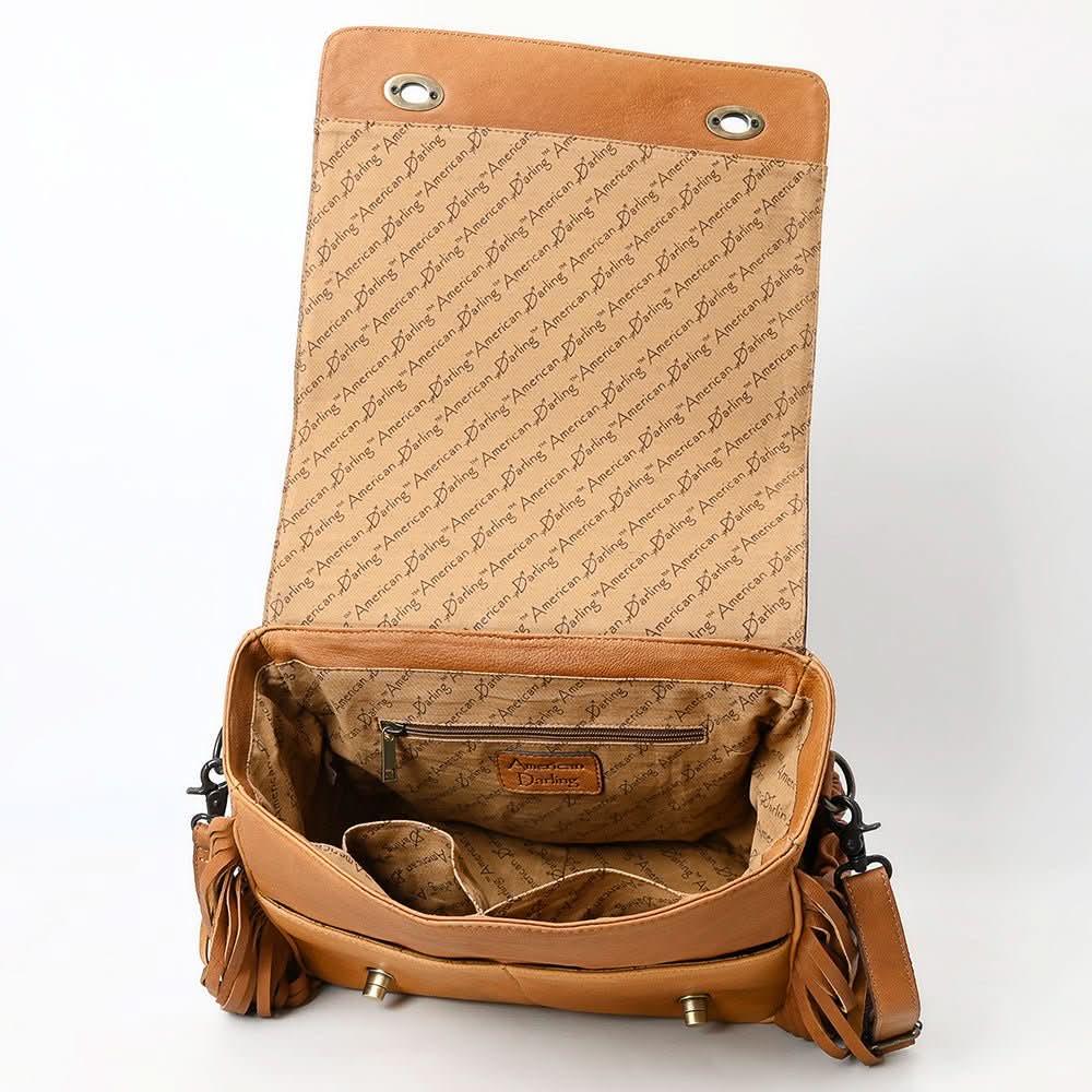 American Darling Adbgz800 Cross Body I Hand Tooled Genuine Leather Women Bag Western Handbag Purse