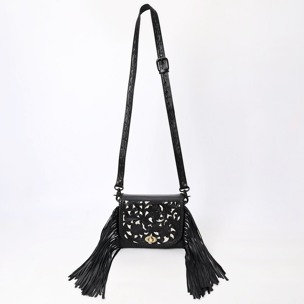 American Darling SMALL CROSSBODY Hand Tooled Genuine Leather women bag western handbag purse