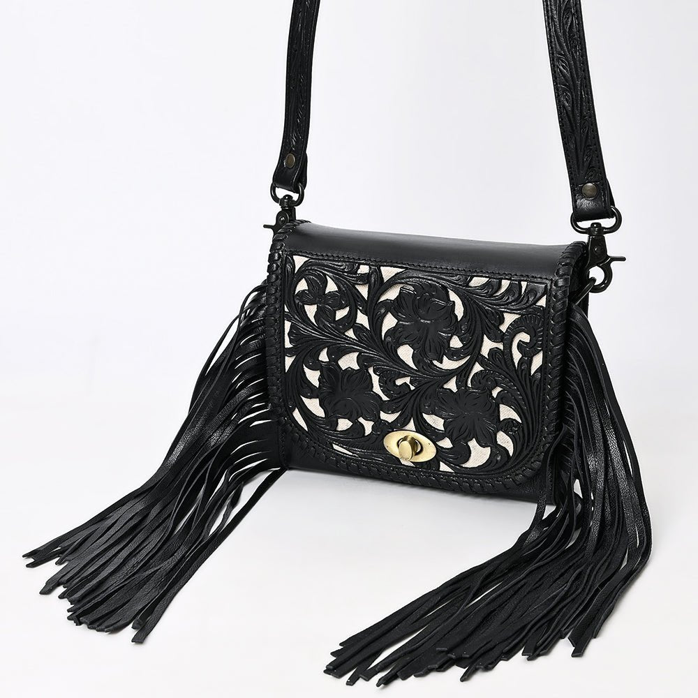 American Darling SMALL CROSSBODY Hand Tooled Genuine Leather women bag western handbag purse